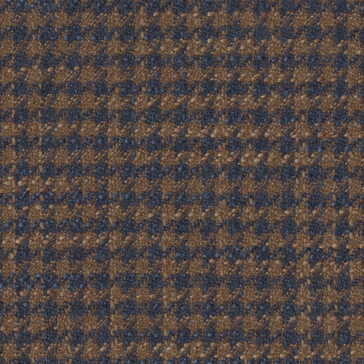 Bold Brown and Blue Houndstooth Sport Jacket